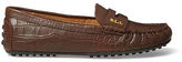 Thumbnail for your product : Ralph Lauren Belen Croc-Embossed Loafer
