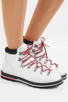 Thumbnail for your product : Moncler Blanche Shearling-lined Leather Ankle Boots