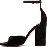 Thumbnail for your product : Marc Jacobs Black Sequin Embellished Heeled Sandals