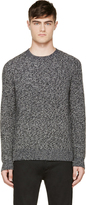 Thumbnail for your product : A.P.C. Black & White Marled Norway Sweater