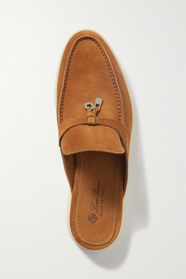 Loro Piana Babouche Charms Walk Suede Slippers ShopStyle