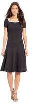 Thumbnail for your product : Ralph Lauren Square-Neck Tiered Dress