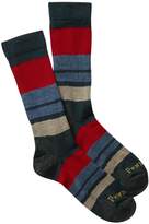 Thumbnail for your product : Pendleton Yakima Mineral Umber Stripe Wool Blend Crew Socks