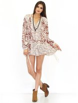 Thumbnail for your product : Free People Patches Tunic in Ivory Combo