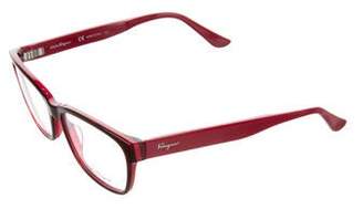 Ferragamo Oversize Logo Eyeglasses w/ Tags Black Oversize Logo Eyeglasses w/ Tags