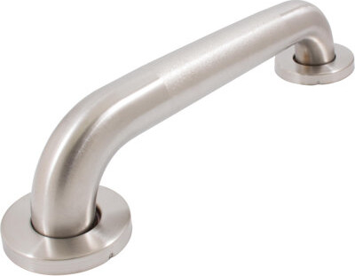 Stone Harbor Hardware Peened Grab Bar Concealed Screws Satin Stainless Steel