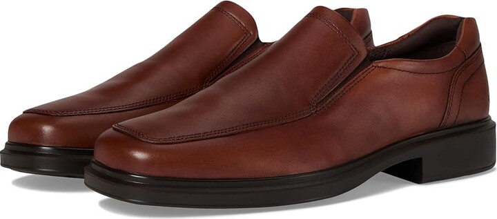 Ecco Helsinki 2.0 Apron Toe Slip-On Men's Shoes Cognac/Cognac : EU 43 (US Men's 9-9.5) D - Medium, Leather