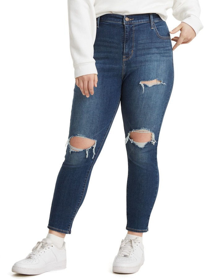 Levi S Plus Size 7 High Rise Super Skinny Jeans Shopstyle