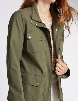 Marks and Spencer Cotton Blend Parka with StormwearTM