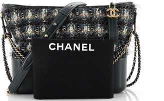 Chanel Gabrielle Hobo Quilted Tweed and Calfskin Medium - ShopStyle