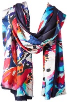 Thumbnail for your product : Echo Flutter Bye Double-Faced Wrap Scarf Scarves