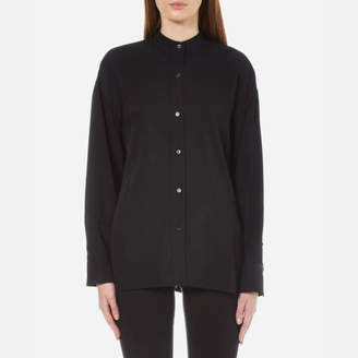 Helmut Lang Women's Back Overlap Shirt Black