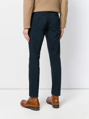 Pt01 raw edge chino trousers