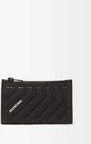 Thumbnail for your product : Balenciaga Car Logo-print Embossed-leather Wallet