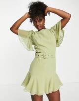 Thumbnail for your product : Keepsake Ruins tea dress in green