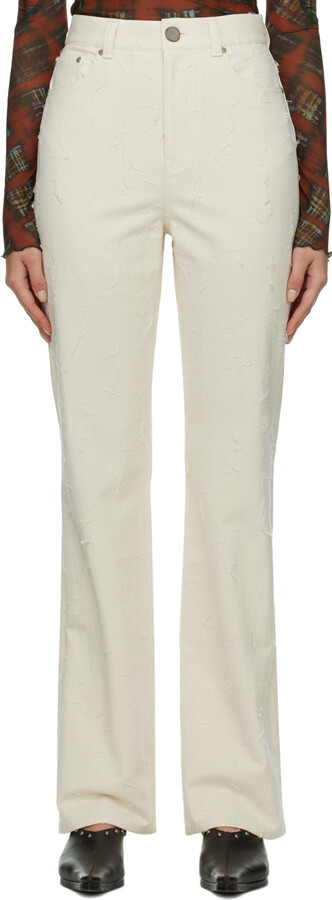 Acne Studios Women's White Jeans | ShopStyle