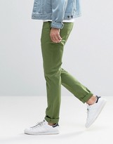 Thumbnail for your product : ASOS Skinny Chinos In Green