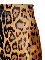 Thumbnail for your product : Balmain Leopard Printed Ponyskin Pencil Skirt