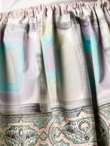 Thumbnail for your product : Pierre Louis Mascia Patchwork-Print Skirt