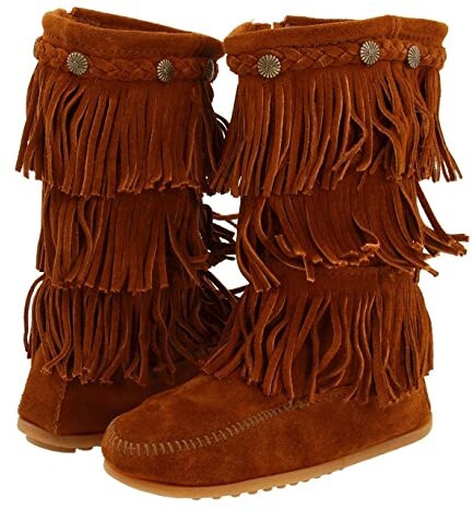 kids fringe boots