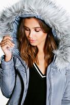 Thumbnail for your product : boohoo Petite Mia Luxe Parka With Faux Fur Hood