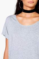Thumbnail for your product : boohoo Tall Oversized Scoop Neck Tee