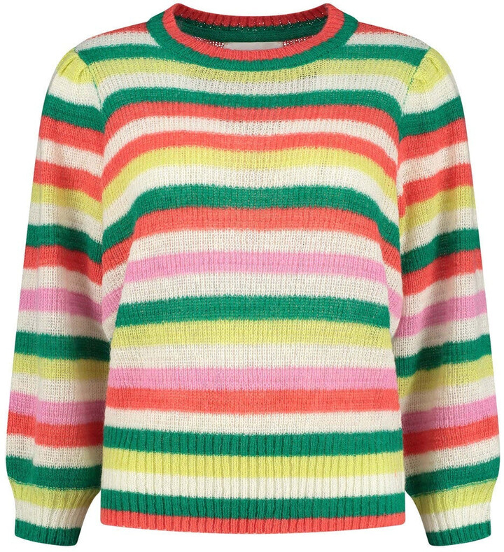 Pom Amsterdam Pullover - Marie Colourful Striped - ShopStyle Crewneck ...