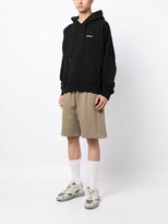 Thumbnail for your product : Off-White Stitch Diag cotton track shorts