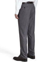 Thumbnail for your product : Isaia Flat-Front Trousers, Gray