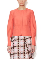 Thumbnail for your product : Marni Cotton Silk Collarless Jacket