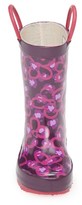 Thumbnail for your product : Western Chief 'Diva' Leopard Print Waterproof Rain Boot (Walker, Toddler & Little Kid)
