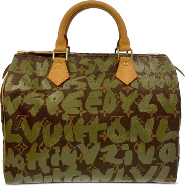 Pre-owned Louis Vuitton X Stephen Sprouse 2001 Speedy 30 Bag In