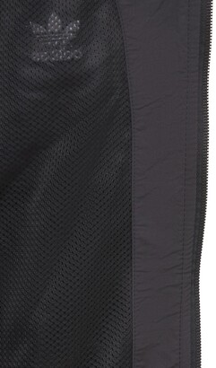adidas Logo Cropped Nylon Track Jacket
