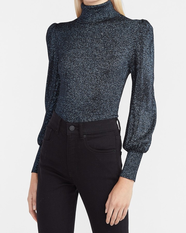 express metallic sweater