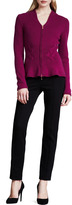 Thumbnail for your product : Escada Dondi Jersey Side-Zip Pants, Black