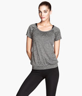 Thumbnail for your product : H&M Yoga Top - Black melange - Ladies