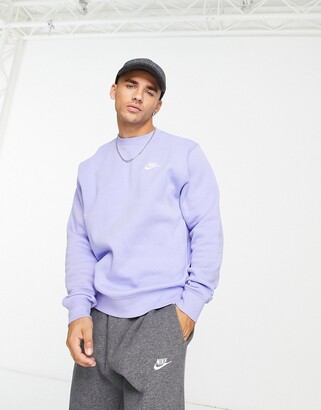 light purple nike crew neck