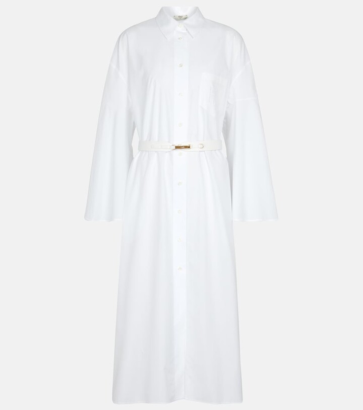 fendi white dress
