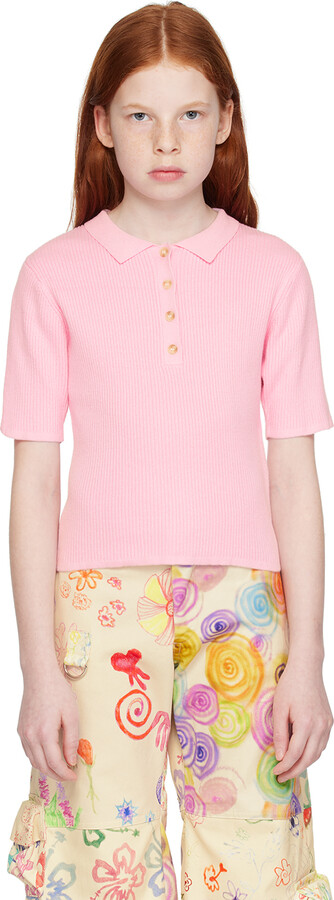 Morley Kids Pink Unfold Polo
