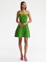 Thumbnail for your product : ODLR Square Neck Tulip Stitch Dress