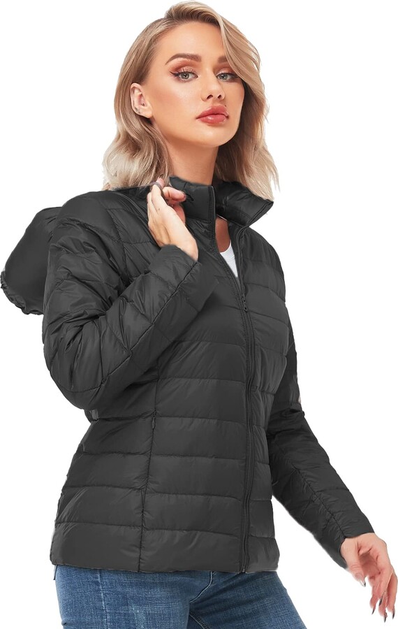 CROSS1946 Packable Winter Jackets for Women UK Down Jacket Ladies