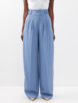 Tyr Pleated Wide-leg Trousers 
