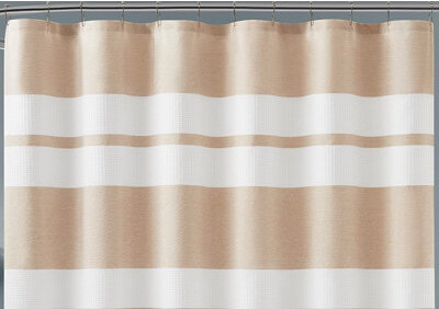 Chloe-Nicole Striped Single Shower Curtain