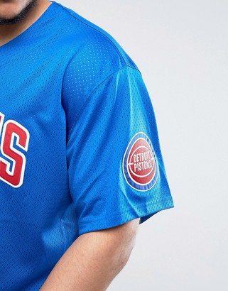Mitchell & Ness PLUS Detroit Pistons NBA Mesh T-Shirt