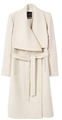 mango wool belted coat