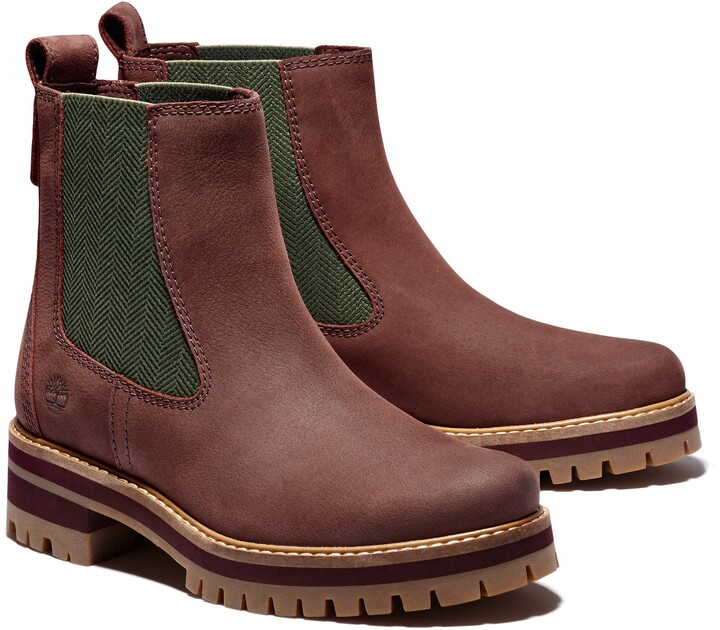courmayeur chelsea boot for women in dark brown