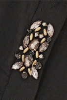 Thumbnail for your product : DAY Birger et Mikkelsen Night Laquer embellished washed-crepe de chine top