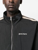 Thumbnail for your product : Palm Angels Logo-Print Side-Stripe Track Jacket