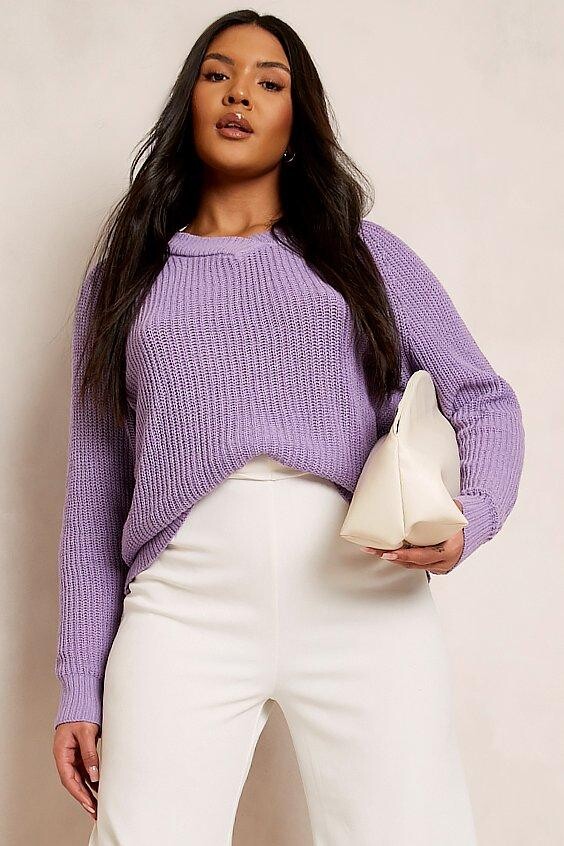 plus size slouchy jumper