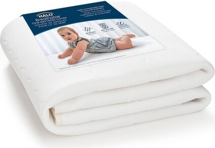 Halo Innovations HALOBreathableCribMattressCover-White